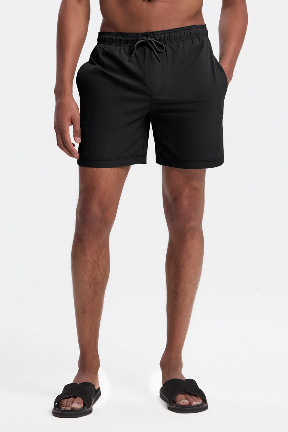 ESSENTIAL SWIM SHORT - BLACK