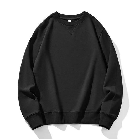 ESSENTIAL HEAVYWEIGHT CREWNECK - BLACK