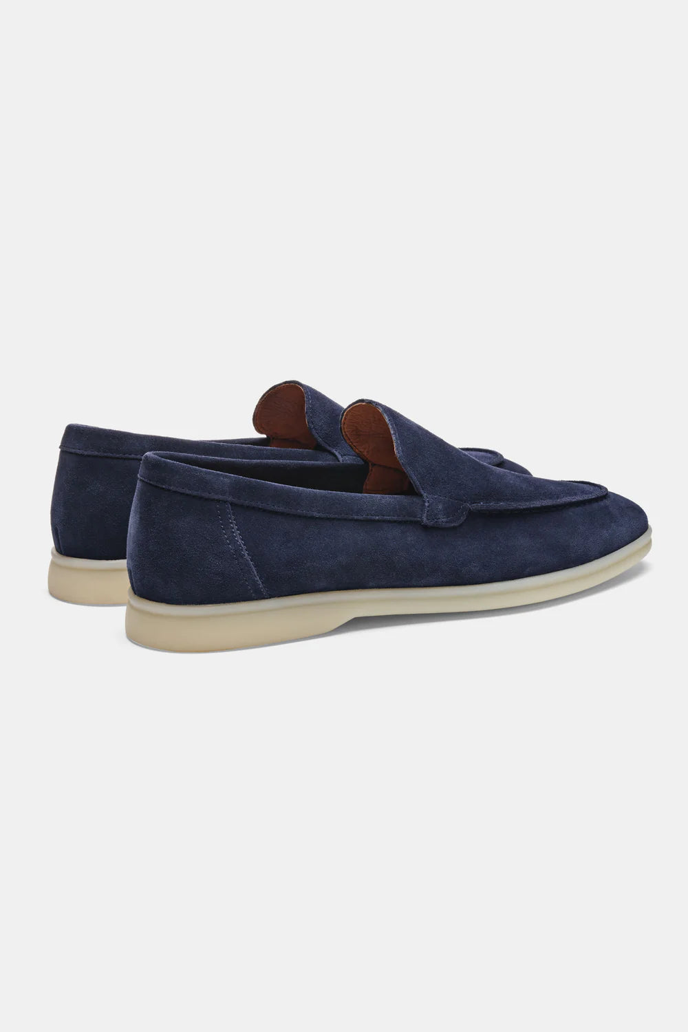 SUEDE CASUAL LOAFER - NAVY