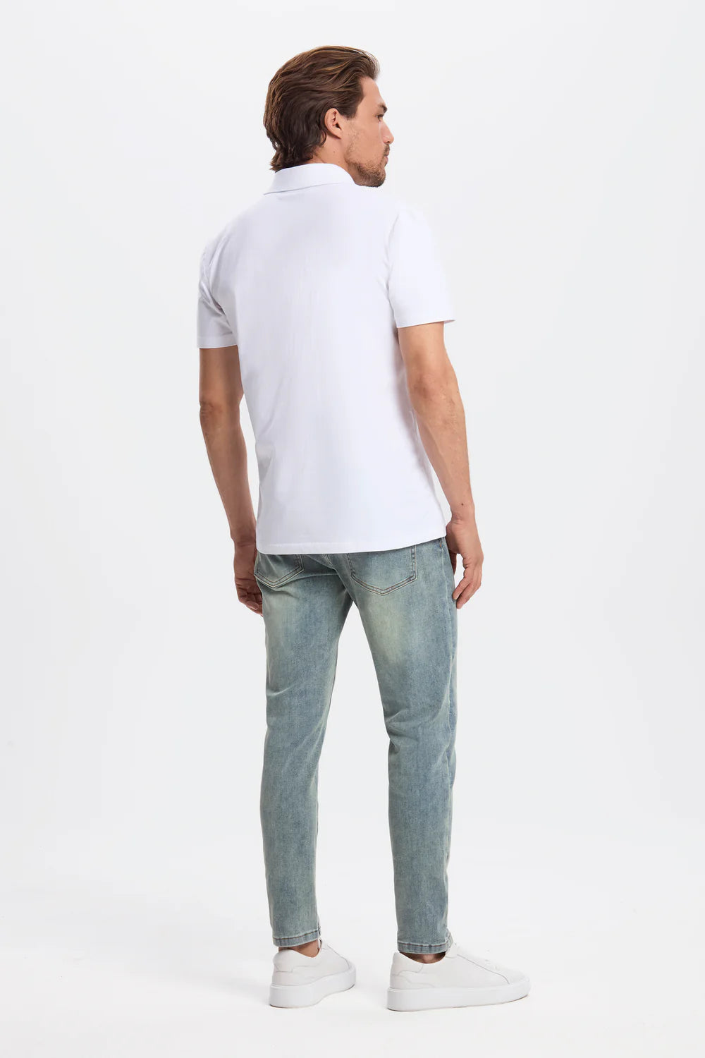 ESSENTIALPOLO SHIRT - WHITE