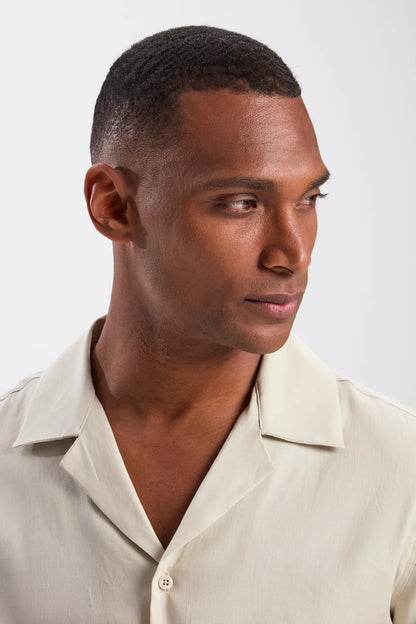 LINEN SHIRT - BEIGE