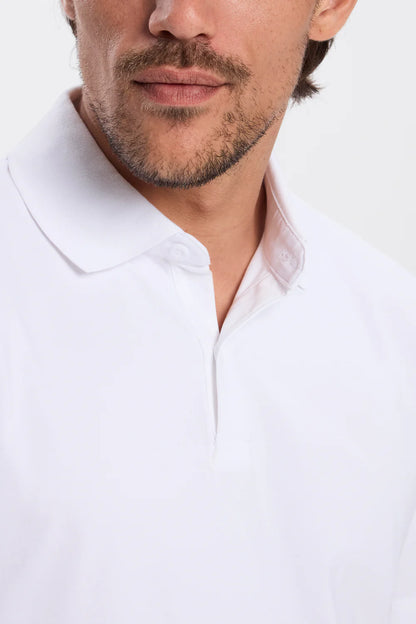 ESSENTIALPOLO SHIRT - WHITE
