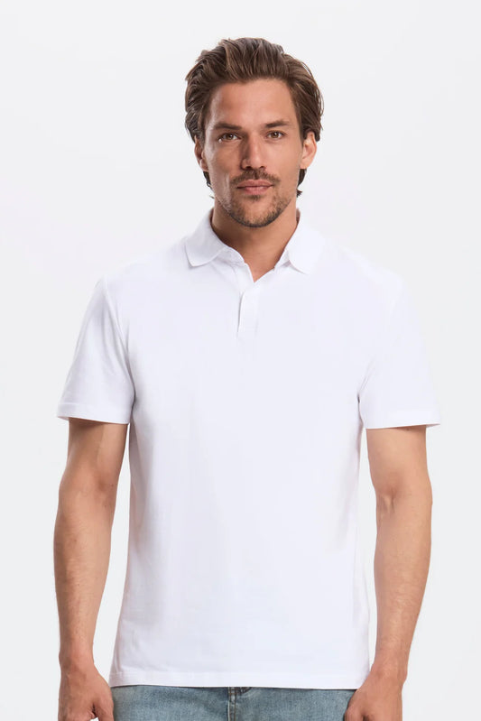 ESSENTIALPOLO SHIRT - WHITE