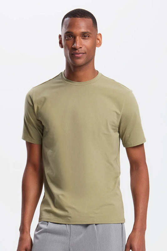STAPLE LIGHTWEIGHT T SHIRT - OLIVE