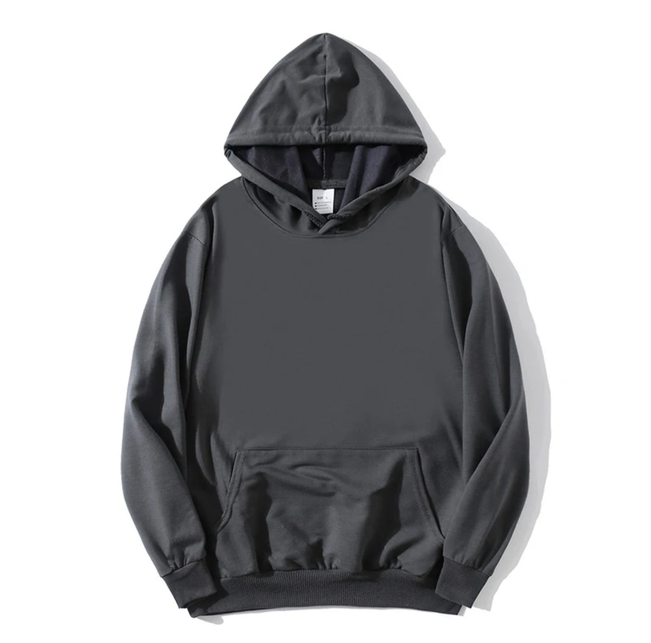 ESSENTIAL HEAVYWEIGHT HOODIE - CHARCOAL